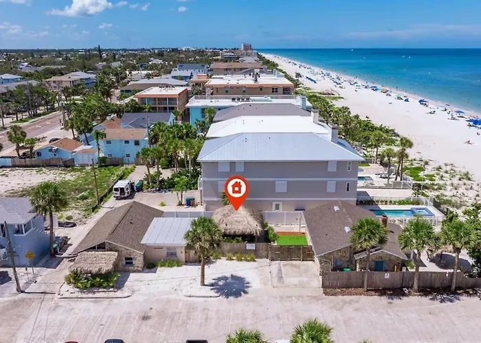 Two Gulf-front With Access And Tiki Holiday home Clearwater Beach